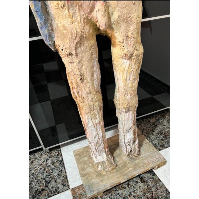 Pablo Alonso Herraiz, Sculpture of Saint Sebastian, 1995, Pine For Sale - Image 11 of 12