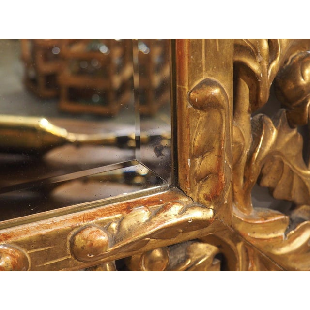 19th Century Giltwood Mirror From Florence, Italy For Sale - Image 4 of 18