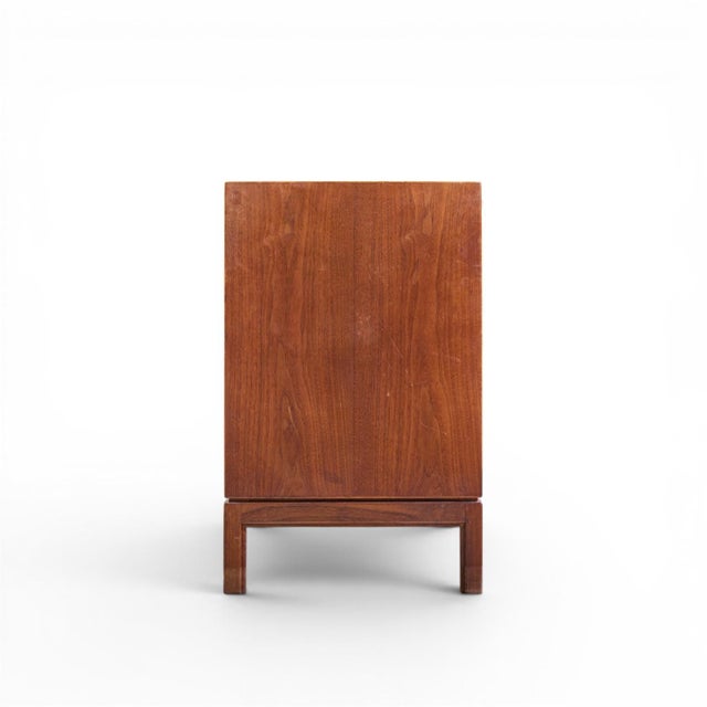 Jens Risom Jens Risom Mid Century Walnut File Credenza For Sale - Image 4 of 10