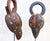 Hand-Carved African Bird Masks with Polychrome Pigments, Mid-20th Century, Set of 2 For Sale - Image 3 of 17