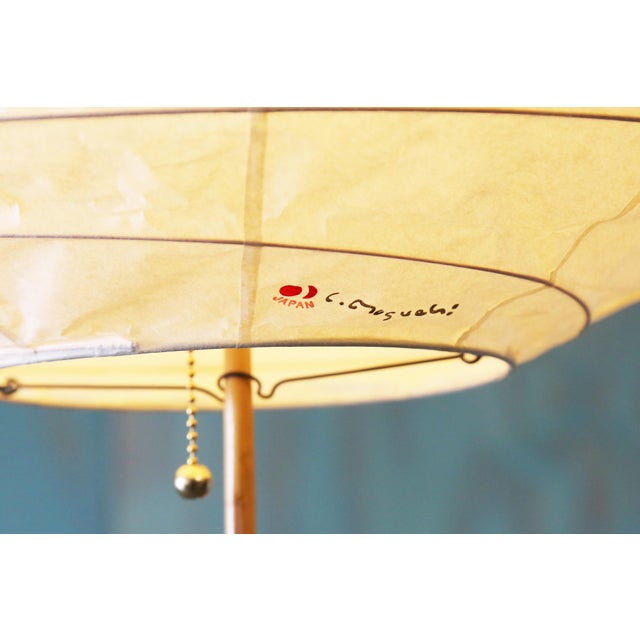 Mid-Century Modern Vintage 1950s Isamu Noguchi Bb3 / 55dd Floor Lamp (1 of 2) For Sale - Image 3 of 11