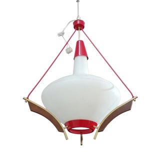 Vintage Scandinavian Hanging Lamp, 1960s For Sale