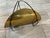 Vintage Large, Solid Brass With Metal Handles, Firewood, Log or Magazine Holder, Natural Patina For Sale - Image 4 of 11