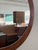 Danish Teak Round Wall Mirror Mid-Century Modern 1960s For Sale In Los Angeles - Image 6 of 10