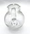 Vintage crystal clear depression glass pitcher, Anchor Hocking Manhattan pattern. This is the small pitcher, about 4 1/4"...