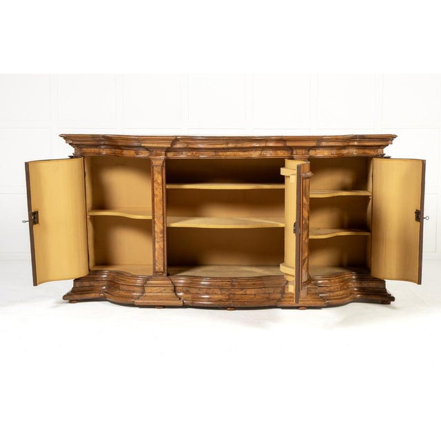 Wood Italian Walnut Side Cabinet, 19th Century For Sale - Image 7 of 13