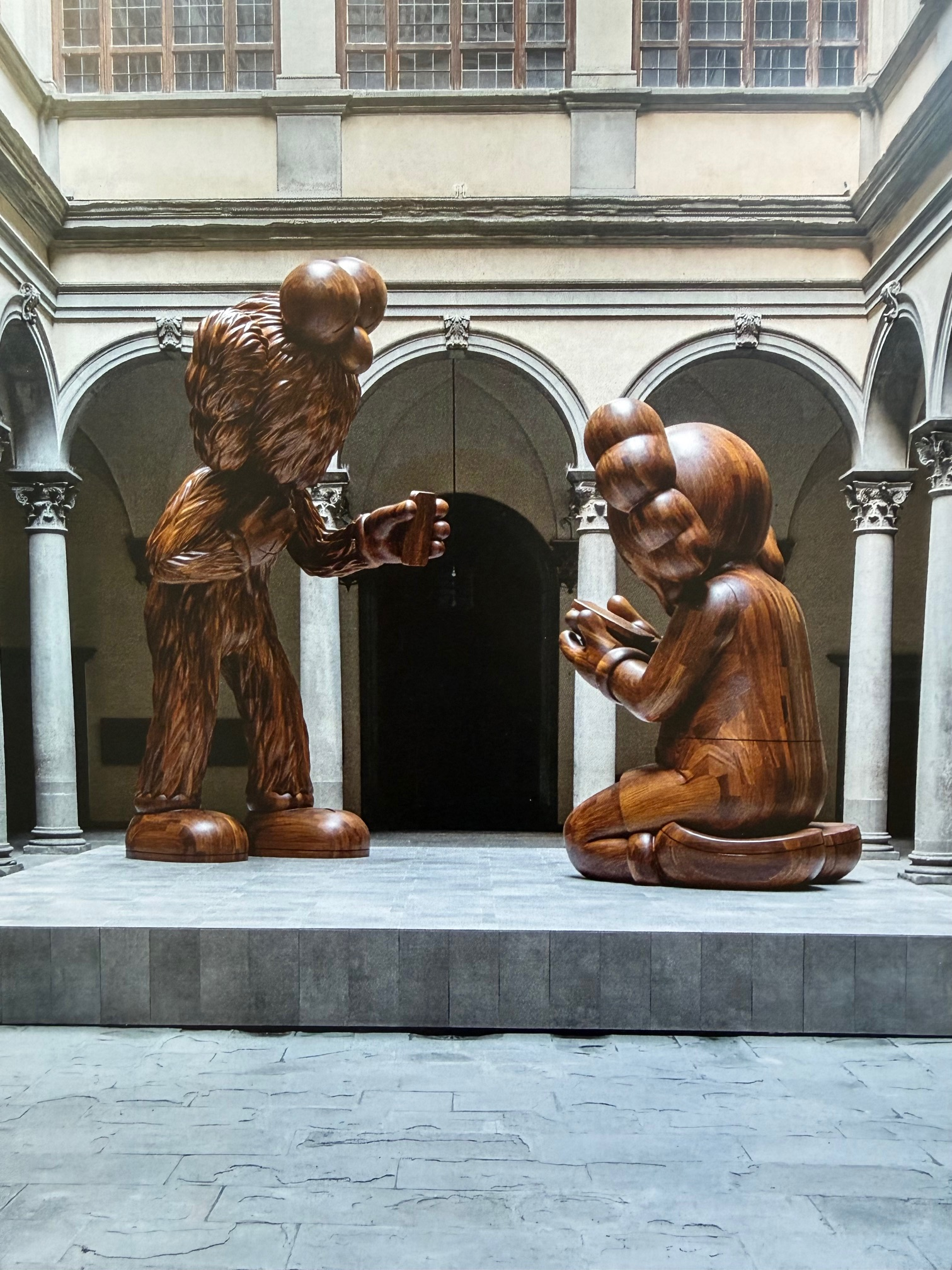 Kaws the Message, Exhibition Museum Poster, Photo Ela Bialkowska