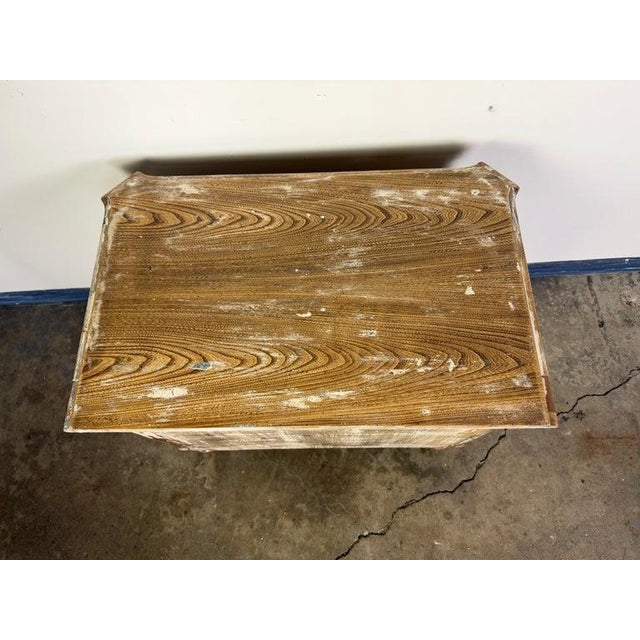 Distressed Louis XV Style Bombe Chests, Solid Wood, 1930s French For Sale - Image 15 of 18