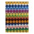 Mid Century Modern Multicolor Handcrafted Crocheted Afghan Throw Blanket For Sale