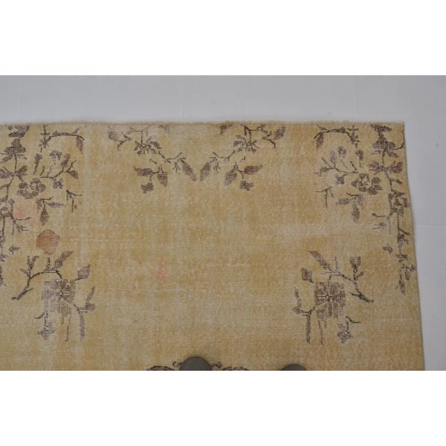 Turkish Oushak Anatolian Vintage Rug For Sale - Image 3 of 10