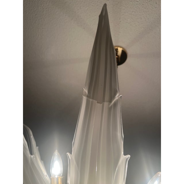 1980s Murano Glass Chandlier For Sale - Image 6 of 6