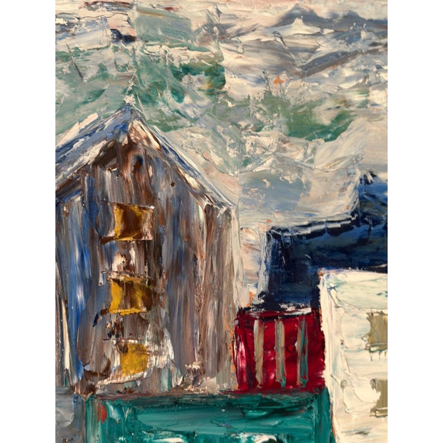 Kai Nielsen, Houses, 1960s, Oil on Panel For Sale - Image 13 of 18