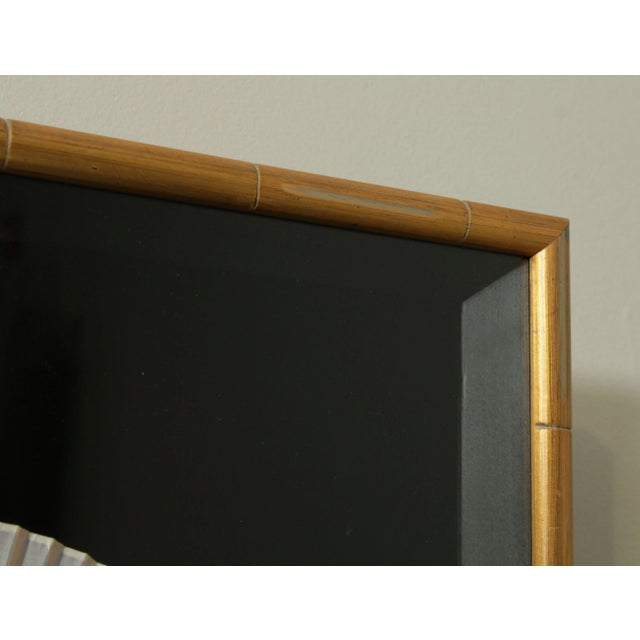 1980s Faux Bamboo Framed Vintage Japanese Fan For Sale - Image 5 of 13