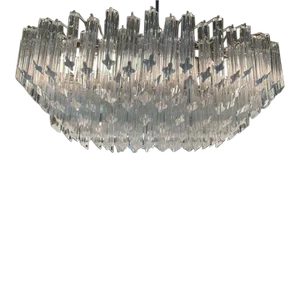 Camer Mid-Century Modern Blown Chandelier