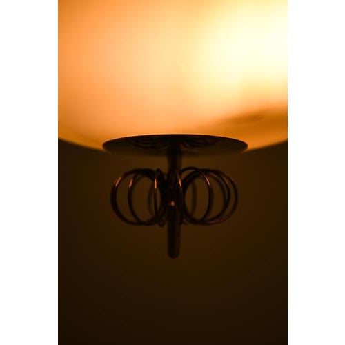 Ceiling Lamp in Brass and Glass from Paavo Tynell, 1950s For Sale - Image 10 of 11