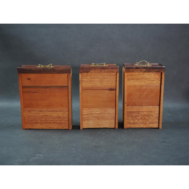 Vintage Miniature Salesman Sample Mahogany Writing Desk For Sale - Image 15 of 16
