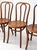 French Country Set of Four Antique Great Northern Bentwood Dining Chairs For Sale - Image 3 of 15