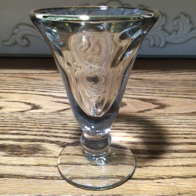 French French Gold Rim Cordial Glasses - Set of 6 For Sale - Image 3 of 13