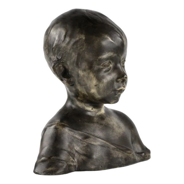 Bust of a Boy in a Tunic by Konstantin Ignatievich Ronchevsky For Sale