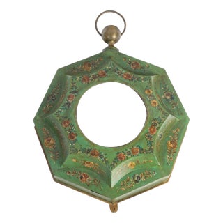 Napoleon III Wall Mirror in Painted Sheet Metal, 19th Century For Sale