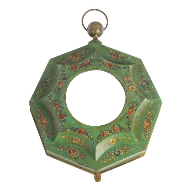 Napoleon III Wall Mirror in Painted Sheet Metal, 19th Century For Sale