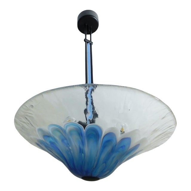 1960s Blue Murano Pendant by La Murrina For Sale