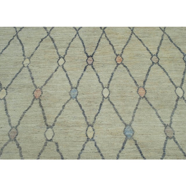 Turkish Oushak Rug 9'1" x 12' #18502 For Sale In Houston - Image 6 of 8