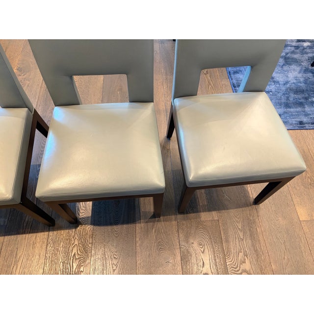 Christian Liaigre Christian Liaigre Velin Chairs (Set of 4) For Sale - Image 4 of 4