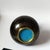 Late 20th Century Vintage Cloisonné Enamel Double-Gourd Vase – Black Ground With Gilt Bat & Cloud Motif For Sale - Image 5 of 8