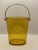 1930’s Amber Etched Glass Ice Bucket For Sale In Jacksonville, FL - Image 6 of 12