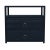 Lark 2 Drawer Wide Nightstand, Navy Blue For Sale In Chicago - Image 6 of 6