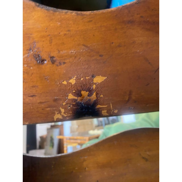 Vintage Chinoiserie Chippendale Style Display Cabinet With Pagoda Top Detailing For Sale - Image 10 of 13