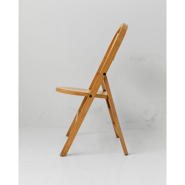 Vintage Tric Folding Chairs by Achille and Pier Giacomo Castiglioni for Bernini, 1970s, Set of 2 For Sale - Image 4 of 13