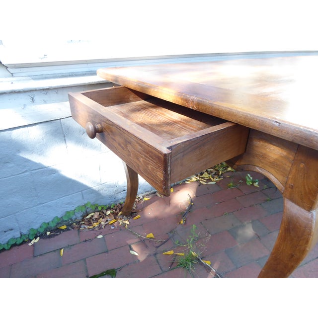 Antique French Oak Dining Table For Sale In Boston - Image 6 of 6