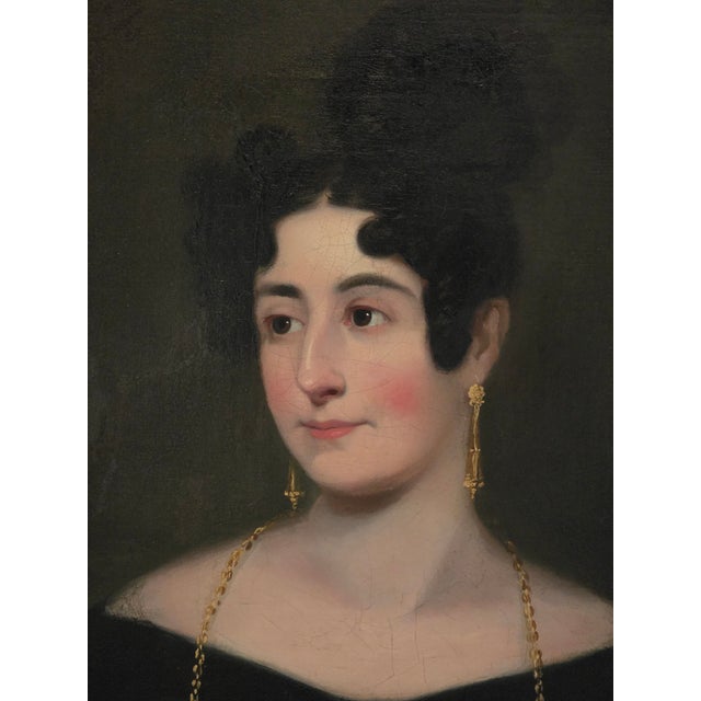 Black 19th Century Portraits - a Pair For Sale - Image 8 of 12
