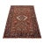 Vintage Karajeh Rug 4'10'' X 6'2'' Red Wool Tribal Hand-Knotted Oriental Carpet For Sale