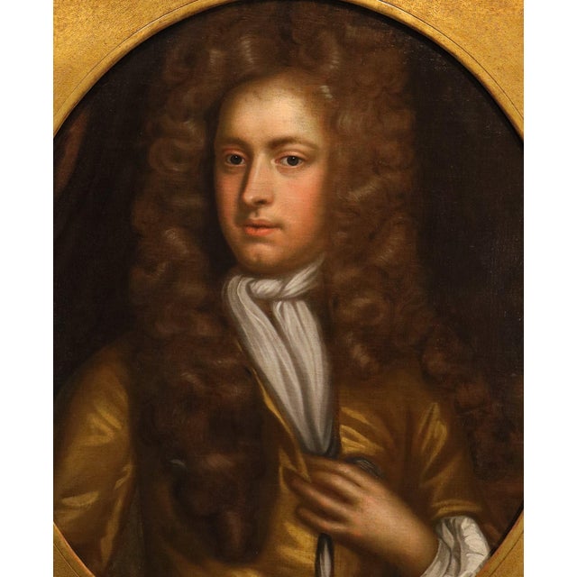 Workshop of Godfrey Kneller, Portrait of William Congreve, 1720, Oil on Canvas For Sale - Image 9 of 14