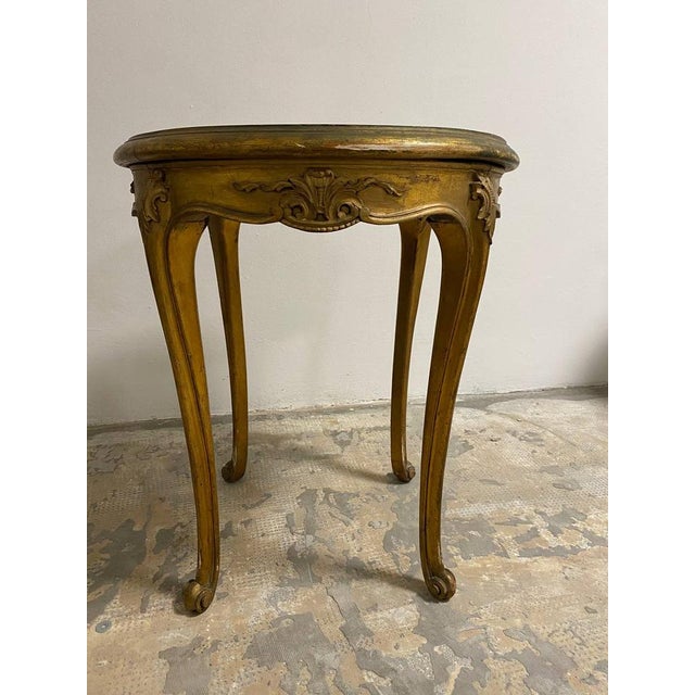 Imperial Style Golden Coffee Table For Sale - Image 6 of 6