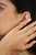 Not Yet Made - Made To Order Ridged Heart-Cut Emerald Pinky Ring in 14k Yellow Gold Size 6.5 For Sale - Image 5 of 18