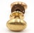 Vintage Oval Brass & Copper Passage Door Knob Set For Sale - Image 6 of 6