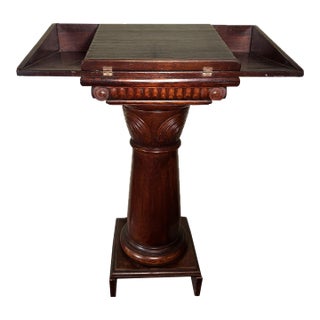 Beautiful Antique Mahogany Lectern For Sale