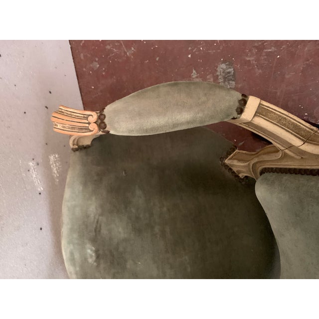 Brown Louis XV Style Cabriolet Chairs in Patinated Beechwood, Set of 2 For Sale - Image 8 of 18