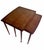 Mid-Century Modern Vintage Danish Nesting Tables from Moebel Intarsia, Set of 2 For Sale - Image 3 of 11