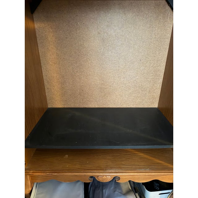 Vintage Ethan Allen Country French Media Cabinet. Made approx 1987. Roughly 51” tall from the ground. 37” wide and 18”...