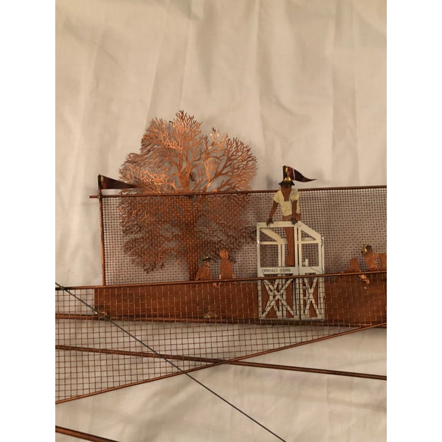 Vintage Bijan Metal Art Tennis Match Wall Hanging Chairish