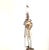 Excellent brutalist style brass and copper abstract sculpture of a 3' tall knight on a 2' (24 inches) plinth. Great...