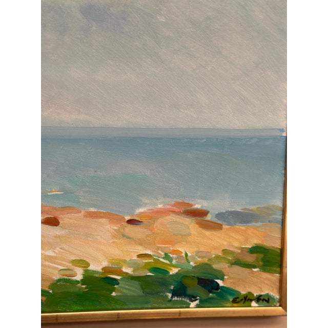 Eric Elfvén, Coast, 1950s, Oil Painting on Panel, Framed For Sale - Image 5 of 18