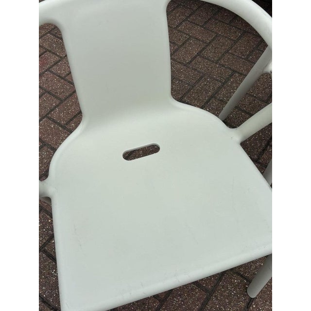 Plastic White Stackable Air Armchair by Jasper Morrison for Magis, Set of 4 For Sale - Image 7 of 9