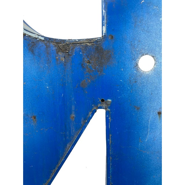 XL Vintage Neon Upper Case Letter R” For Sale - Image 10 of 10