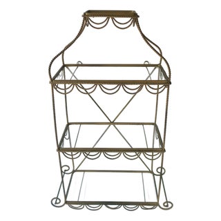 Wall Shelf Étagère Neoclassical Style, Circa Late-20th Century For Sale